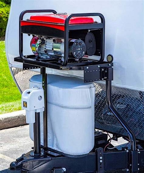 generator box mounting brackets|trailer generator mount.